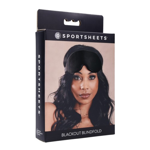 Sportsheets Blackout Blindfold Black