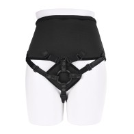 Sportsheets High Waisted Strap-On Corset Black