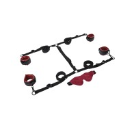 Saffron Under the Bed Restraint System - Black and Red