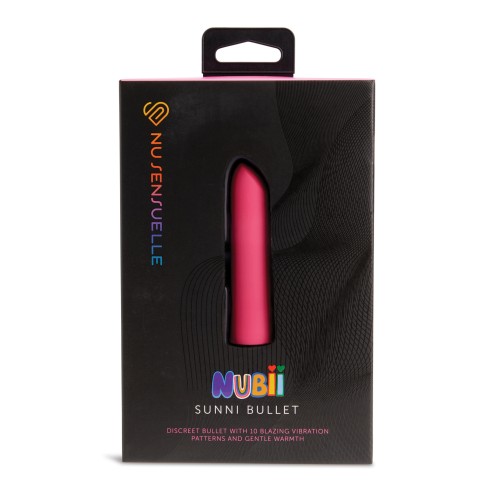 Nu Sensuelle Sunni Nubii Bullet Calentador Rosa