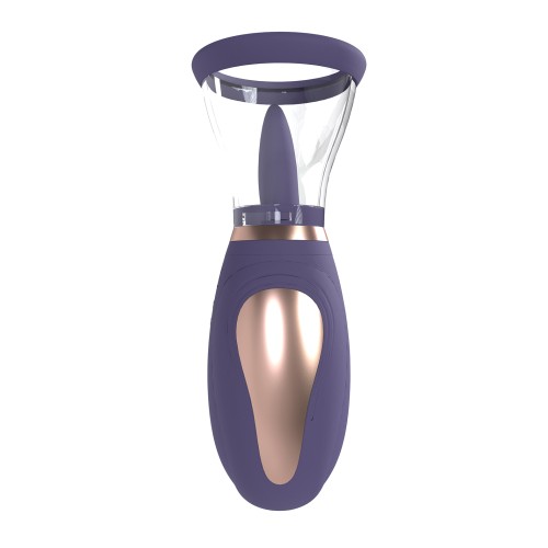 Shots Pumped Enhance Rechargeable Vulva and Breast Pump Purple