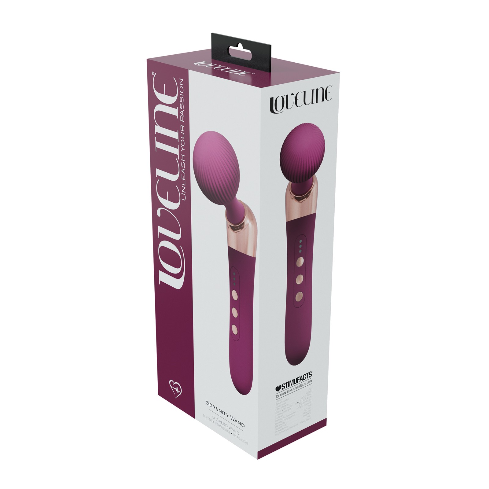 Serenity Wand Massager Burgundy - Shots Loveline