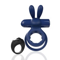 Screaming O Ohare Remote Controlled Vibrating Ring Blue