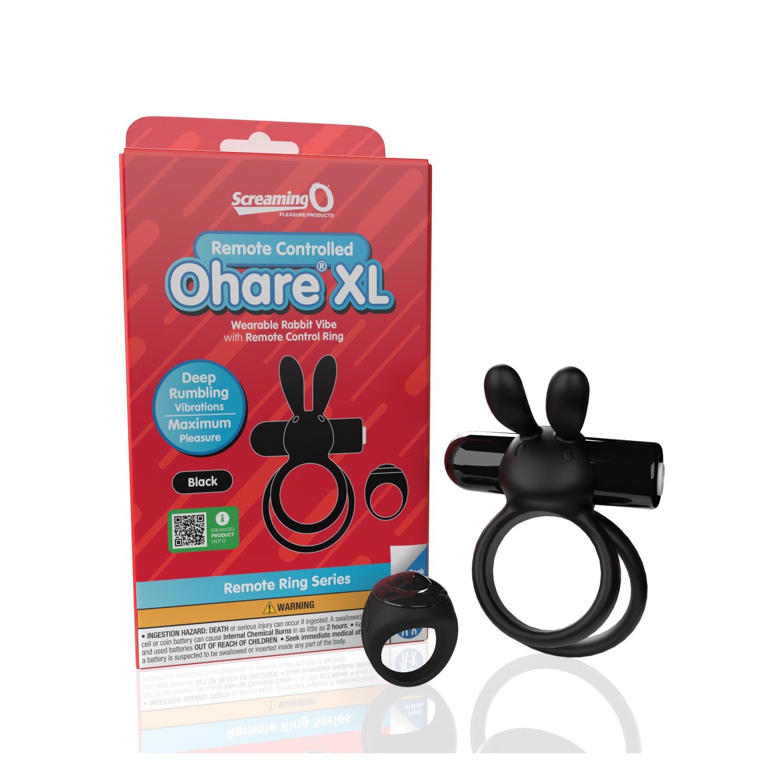 Screaming O Ohare Remote Controlled Vibrating Ring XL