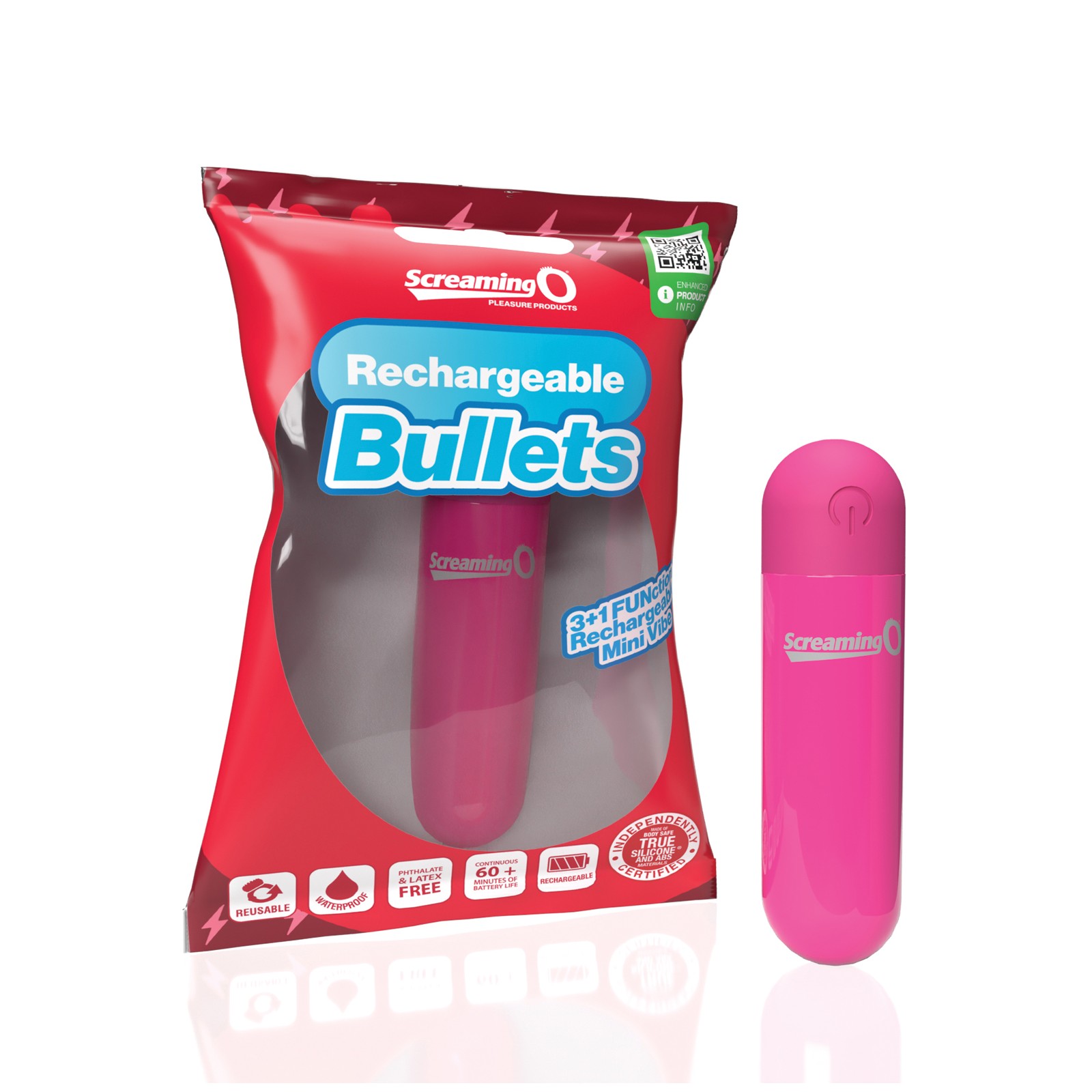 Screaming O Rechargeable Bullet Pink