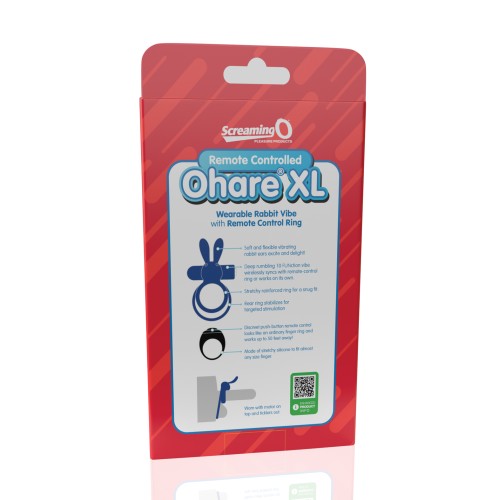 Screaming O Ohare Remote Controlled Vibrating Ring XL Blue