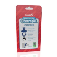 Screaming O Ohare Remote Controlled Vibrating Ring XL Blue