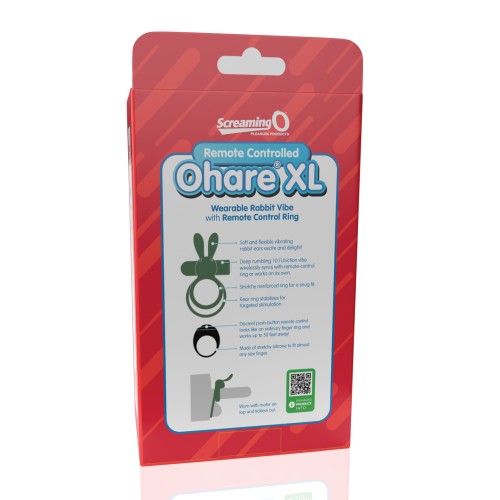 Screaming O Ohare XL Remote Controlled Vibrating Ring for Shared Pleasure