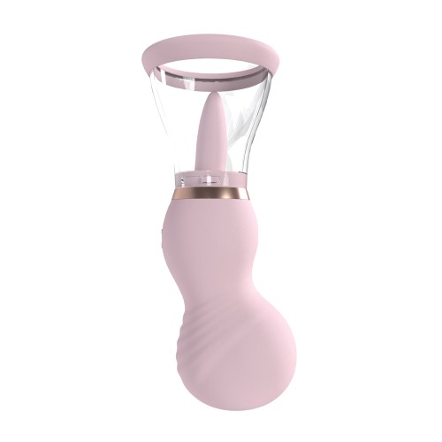 Shots Pumped Sensual Rechargeable Vulva & Breast Pump - Pink