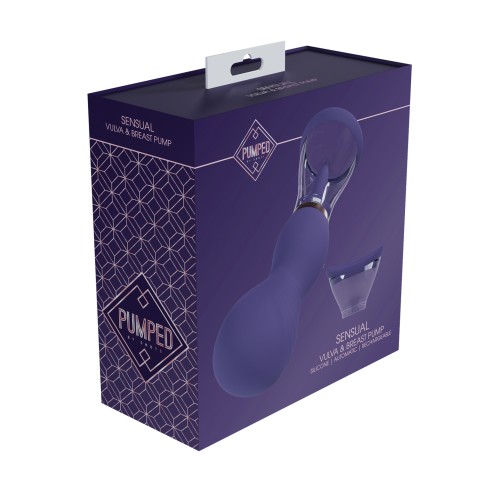 Rechargeable Vulva & Breast Pump - Purple