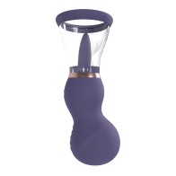 Rechargeable Vulva & Breast Pump - Purple