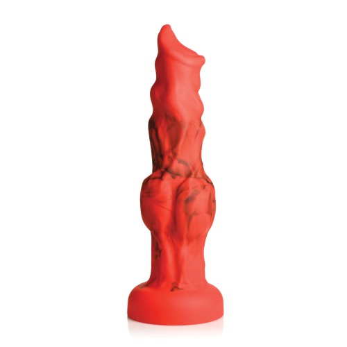 Large Red Fire Hound Dildo - Creature Cocks