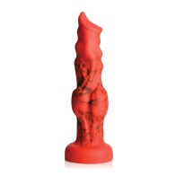 Creature Cocks Fire Hound Silicone Dildo Small Red