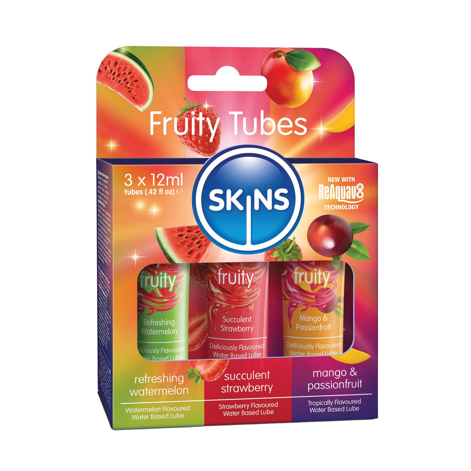 Pack de 3 Lubricantes Frutales Skins