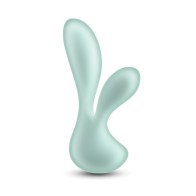 Vibrador Conejito Pequeño Pure Luna Verde Azulado