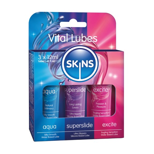 Skins Vital Lubes Paquete de 12 ml