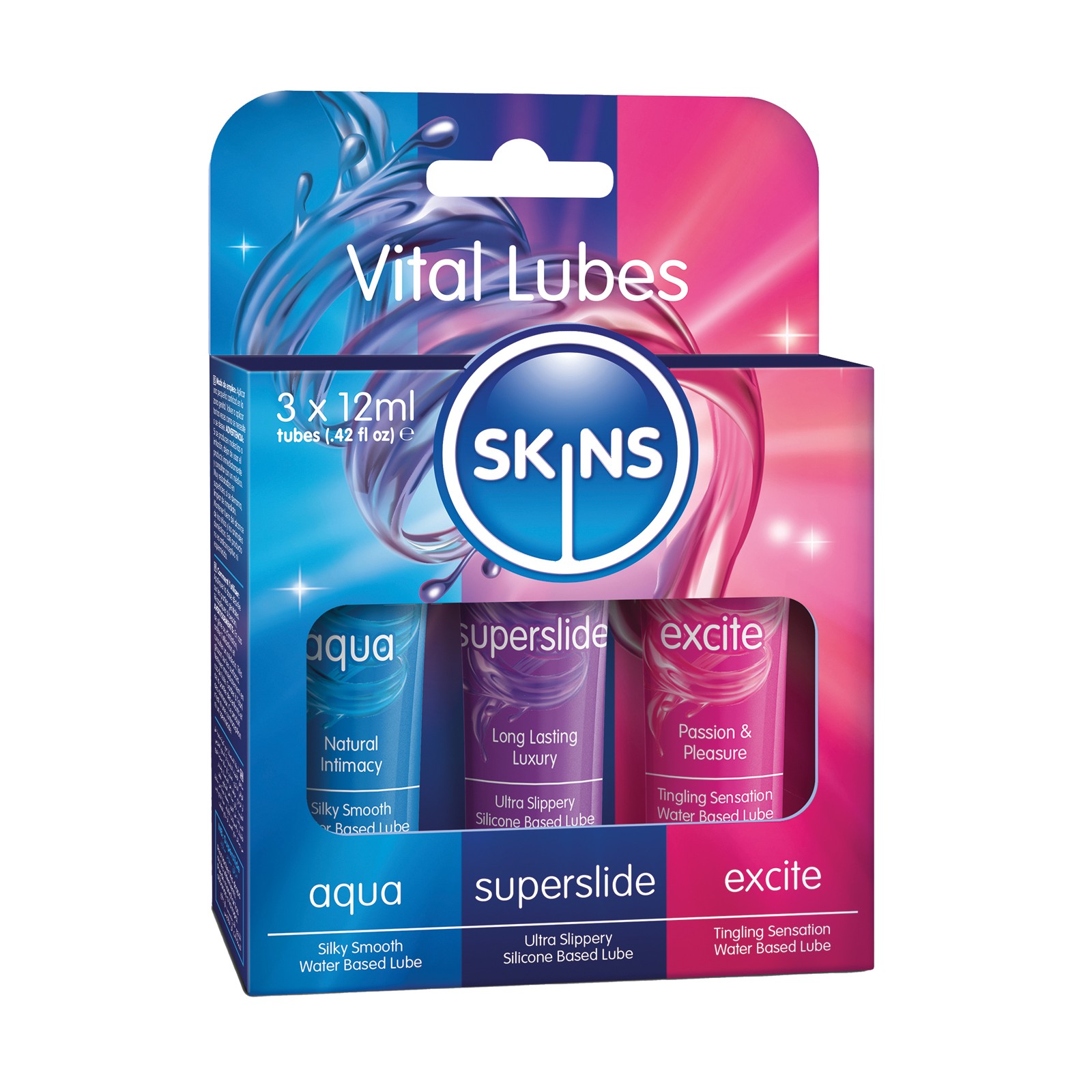 Skins Vital Lubes 12 ml Tube Pack