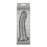 Dildo Curvado Charlie 7 Pulgadas Champagne Metálico