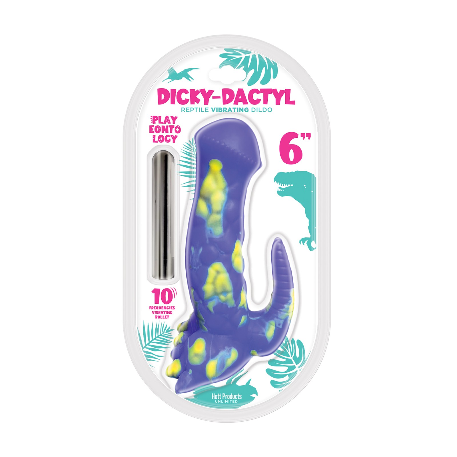 Playeontology Vibrating Dildo - Dicky-Dactyl