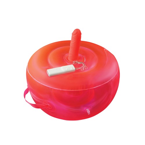 Bouncy Banger Inflatable Cushion with Dildo