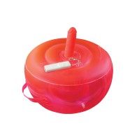 Bouncy Banger Inflatable Cushion with Dildo