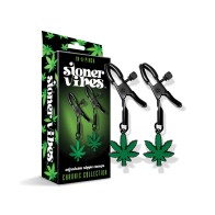 Stoner Vibes Adjustable Nipple Clamps for Unique Sensation