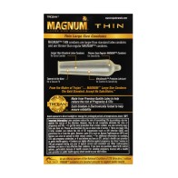 Condones Trojan Magnum Thin Paquete de 12