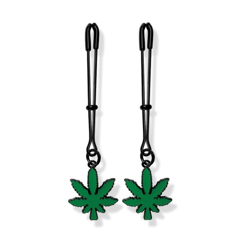 Stoner Vibes Glow In the Dark Nipple Clamps