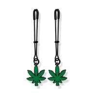 Stoner Vibes Glow In the Dark Nipple Clamps