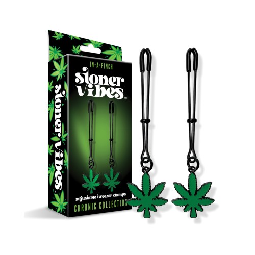 Stoner Vibes Glow In the Dark Nipple Clamps