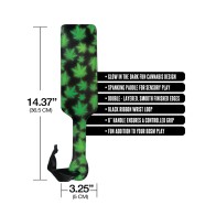 Stoner Vibes Glow in the Dark Paddle - Green