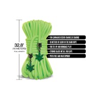 Stoner Vibes Glow in the Dark Rope - Green