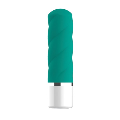 Mini Balas Retorcidas Nobu Vibrador Verde Azulado