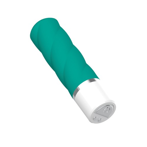 Nobu Mini Twisted Bullet Vibrator Teal