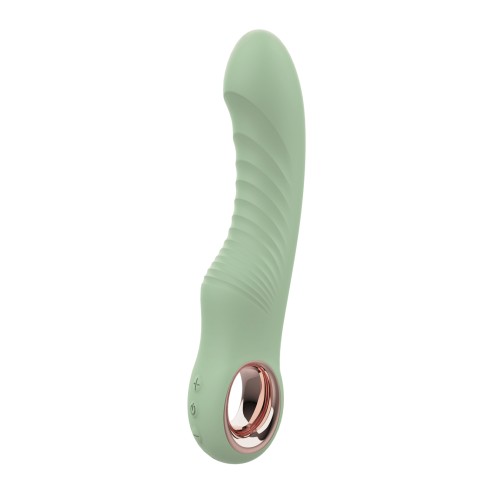 Gwen G-Spot Vibrator with Removable Bullet - Green