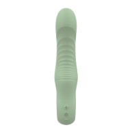 Gwen G-Spot Vibrator with Removable Bullet - Green