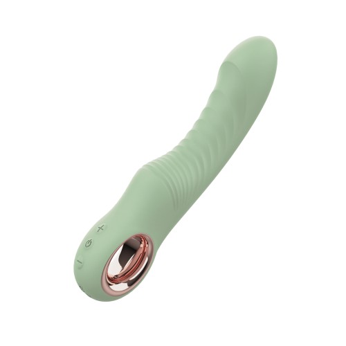 Gwen G-Spot Vibrator with Removable Bullet - Green