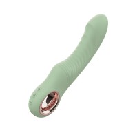 Gwen G-Spot Vibrator with Removable Bullet - Green