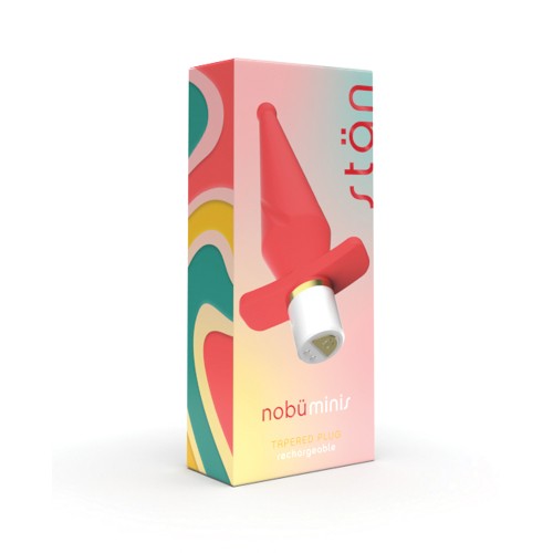 Nobu Mini Stan Tapered Butt Plug Coral