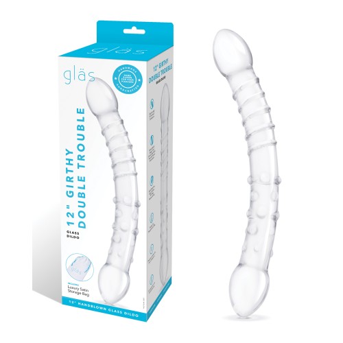 Dildo de Vidrio Doble Problema Glas 12 Pulgadas