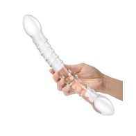 Glas 12 Inch Double Trouble Glass Dildo