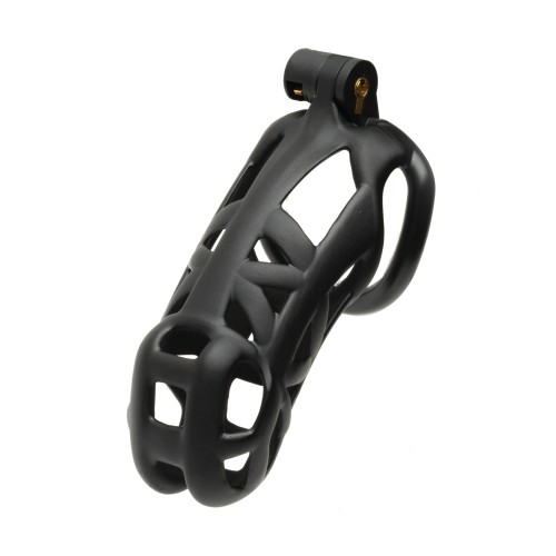 Sport Fucker Guardian Chastity Cage - Size 4 Black