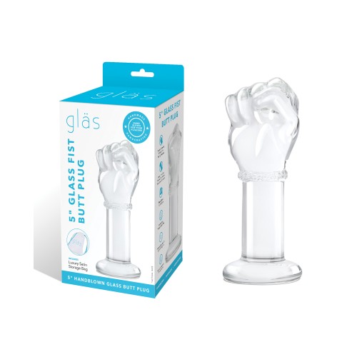 Glas Plug Anal 5 Pulgadas Fist