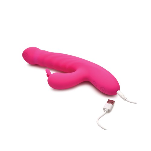 Conejito Vibrador y Golpeador 10X - Rosa