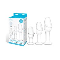 Glas Helmet Head Glass Anal Training Kit Set of 3