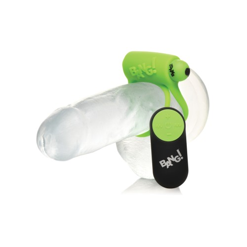 Bang Remote Controlled Cock Ring Glow in Dark 28X