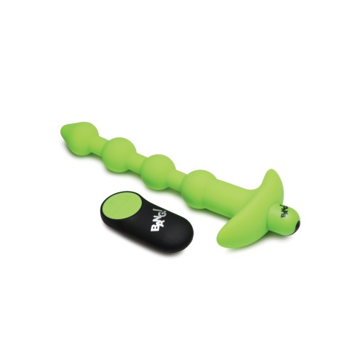 Bang Glow in the Dark Remote Controlled Anal Beads