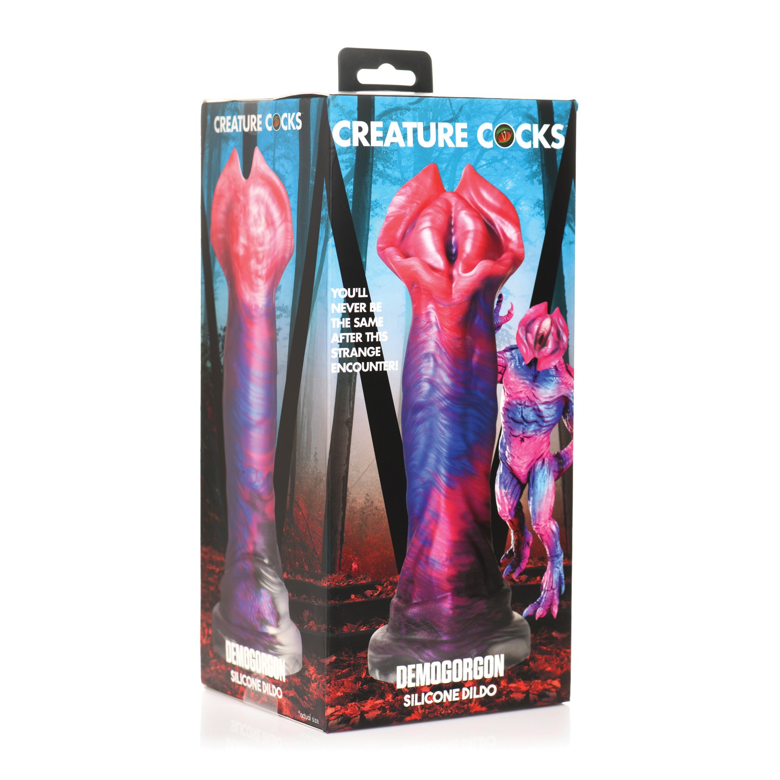 Creature Cocks Demogorgon Silicone Dildo - Multi Color Fantasy