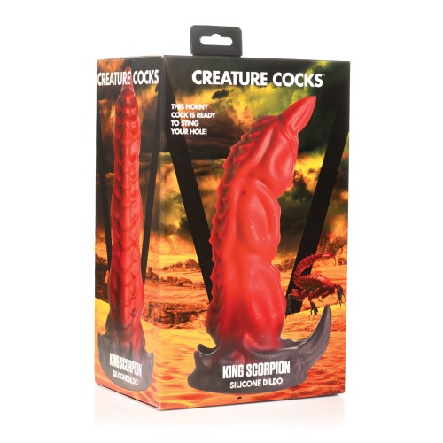 Dildo de Silicona King Scorpion de Creature Cocks para Estimulación Máxima