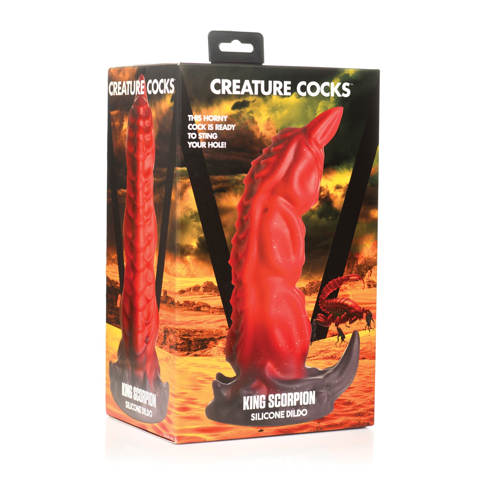 Dildo de Silicona King Scorpion de Creature Cocks para Estimulación Máxima